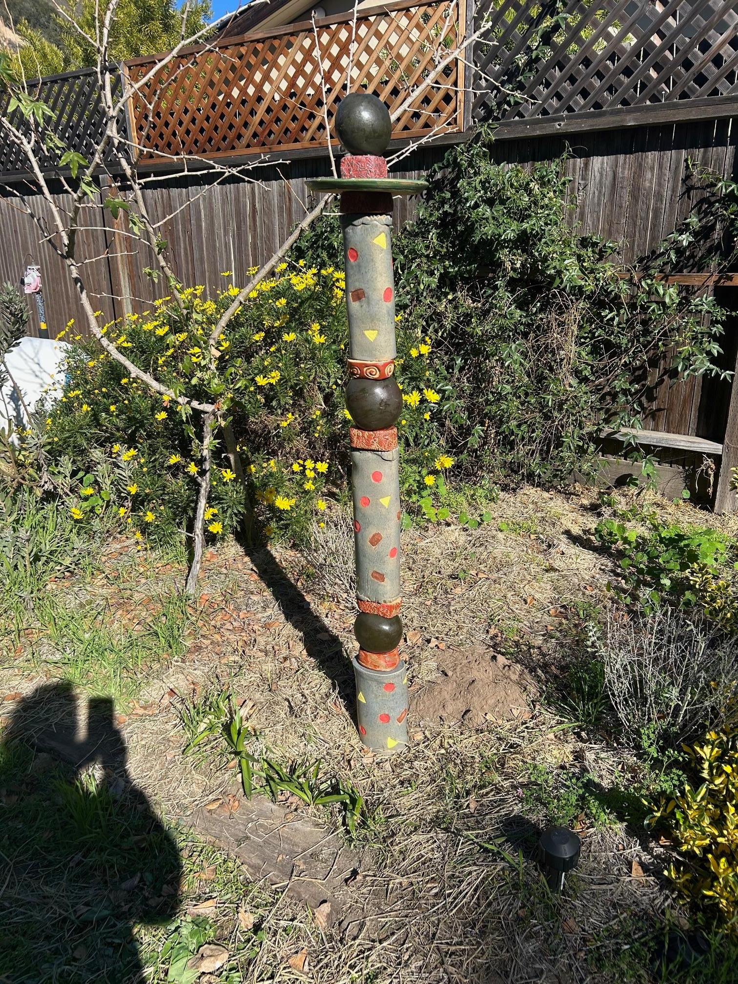 Bird Feeder Totem By Marc Zimmerman For Sale 1