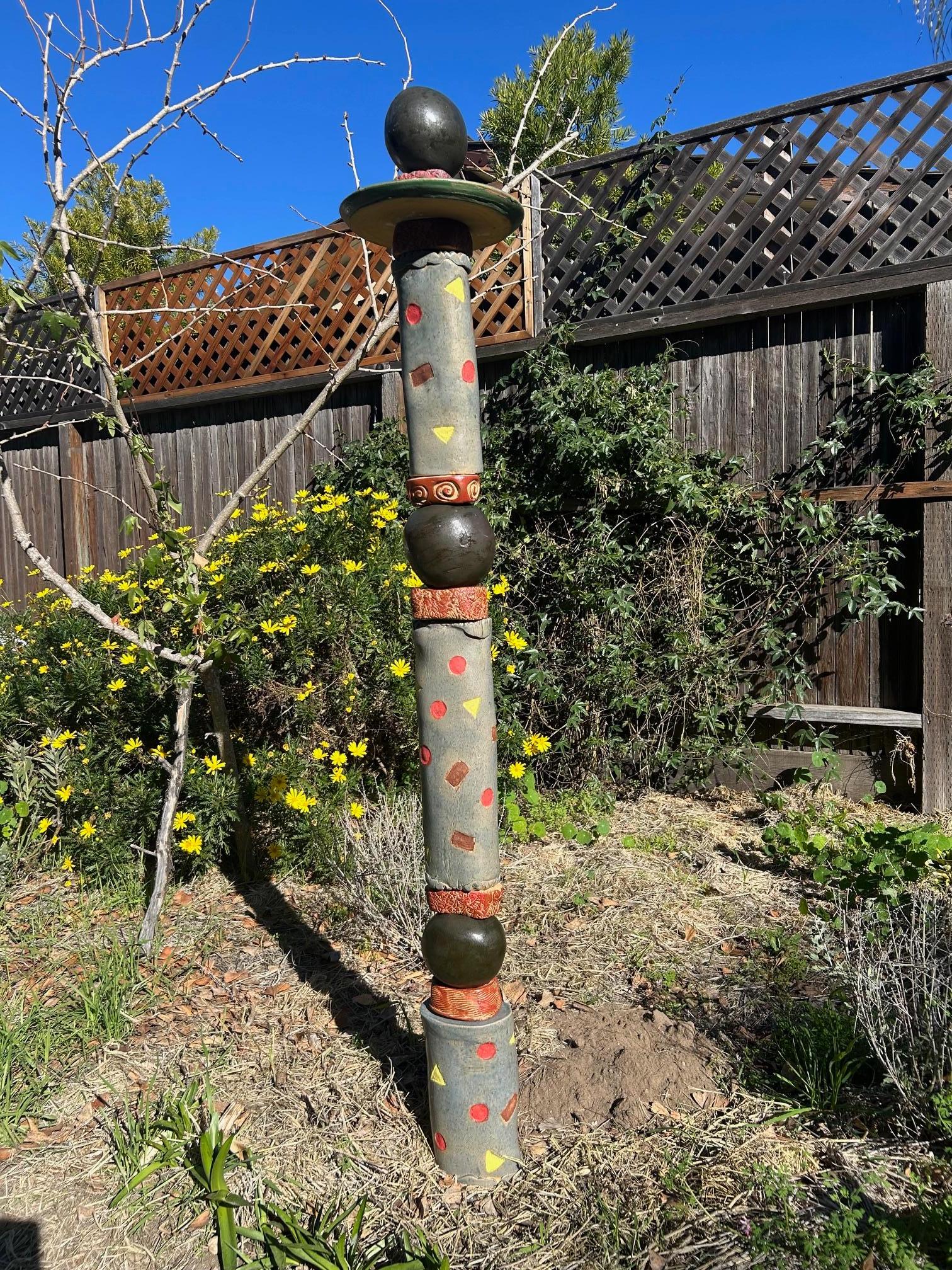 Bird Feeder Totem By Marc Zimmerman For Sale 2