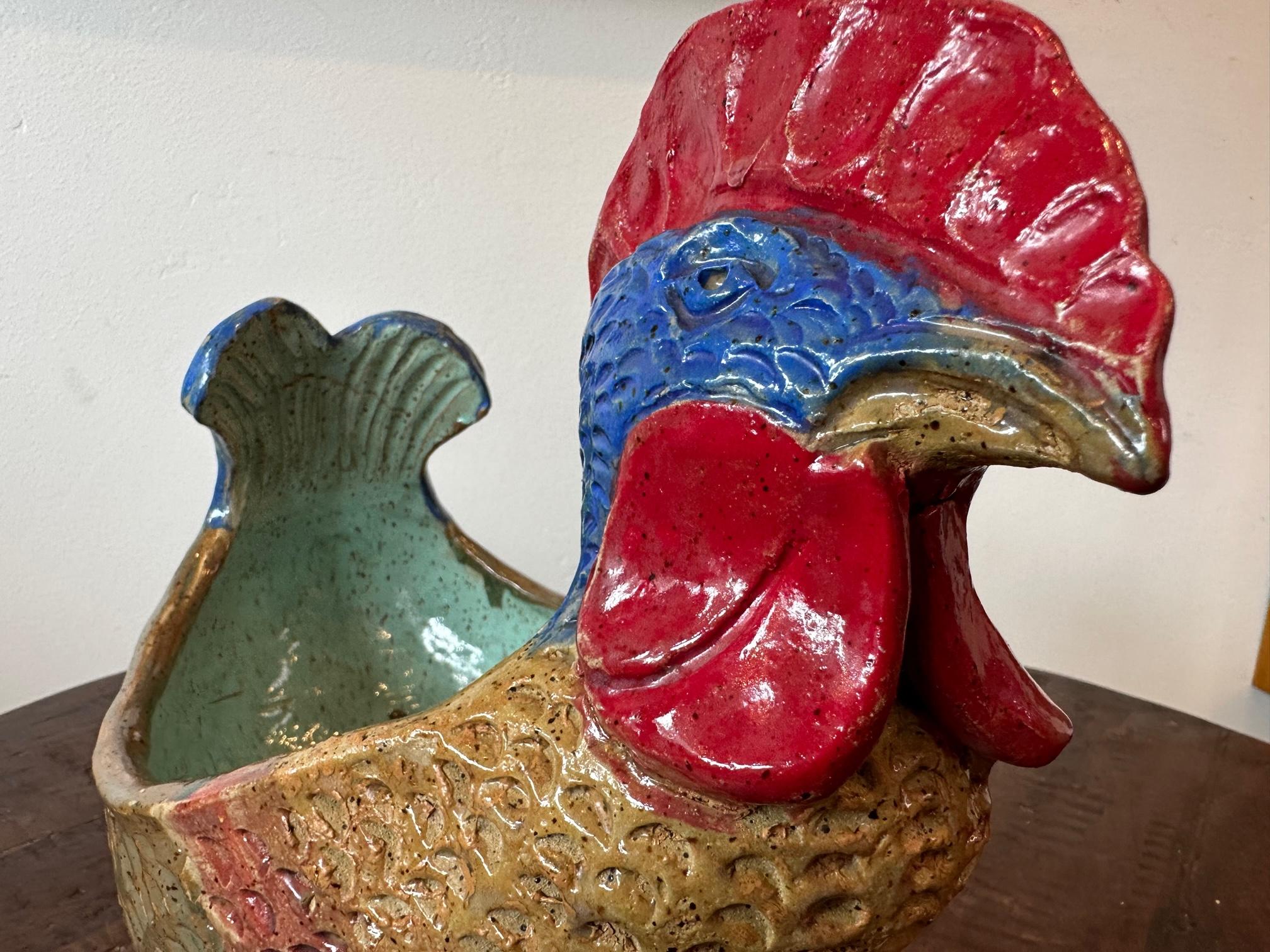Chicken Bowl – Tonskulptur – Einzigartige Skulptur von Marc Zimmerman im Angebot 5