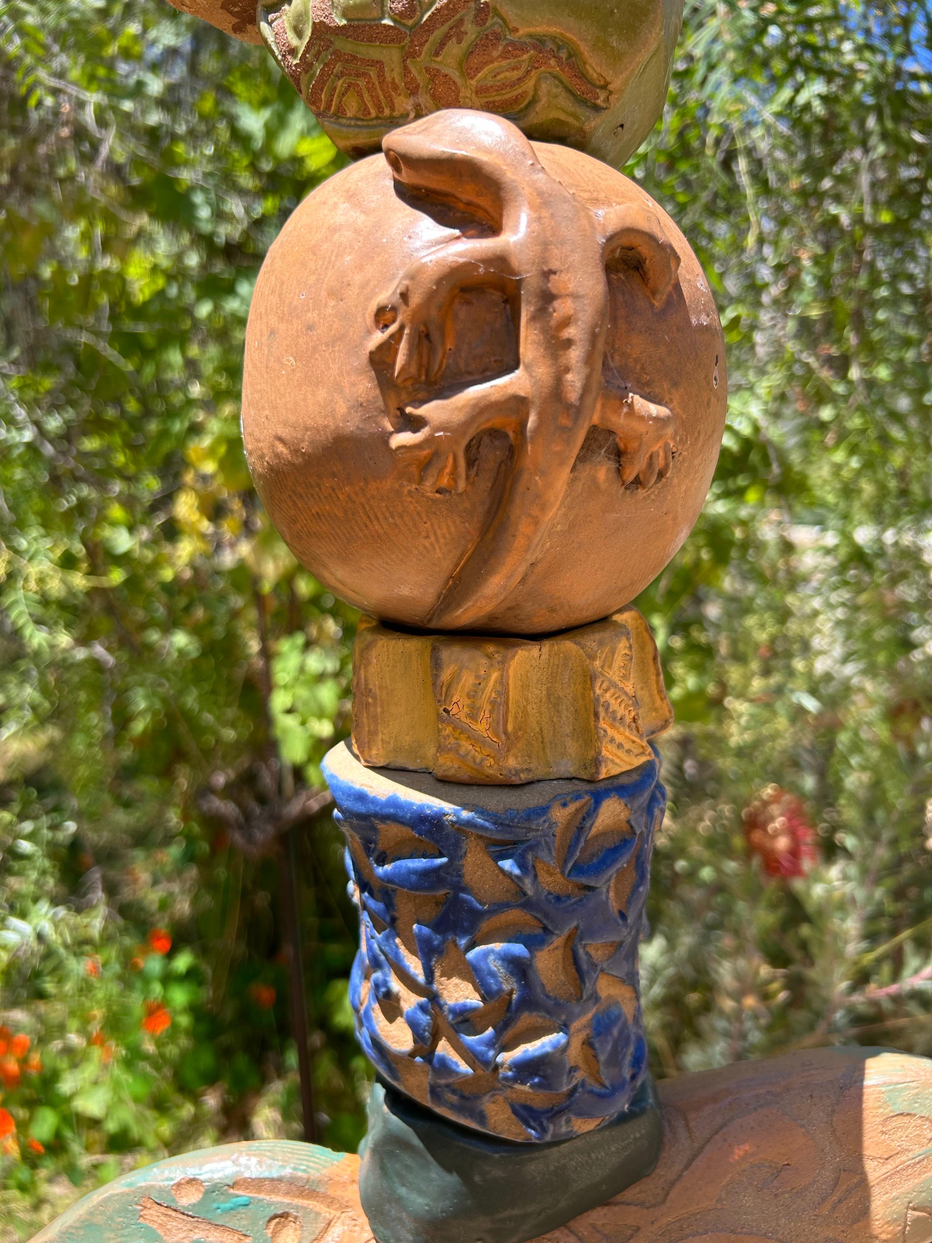 Classy Totem - Black Figurative Sculpture by Marc Zimmerman