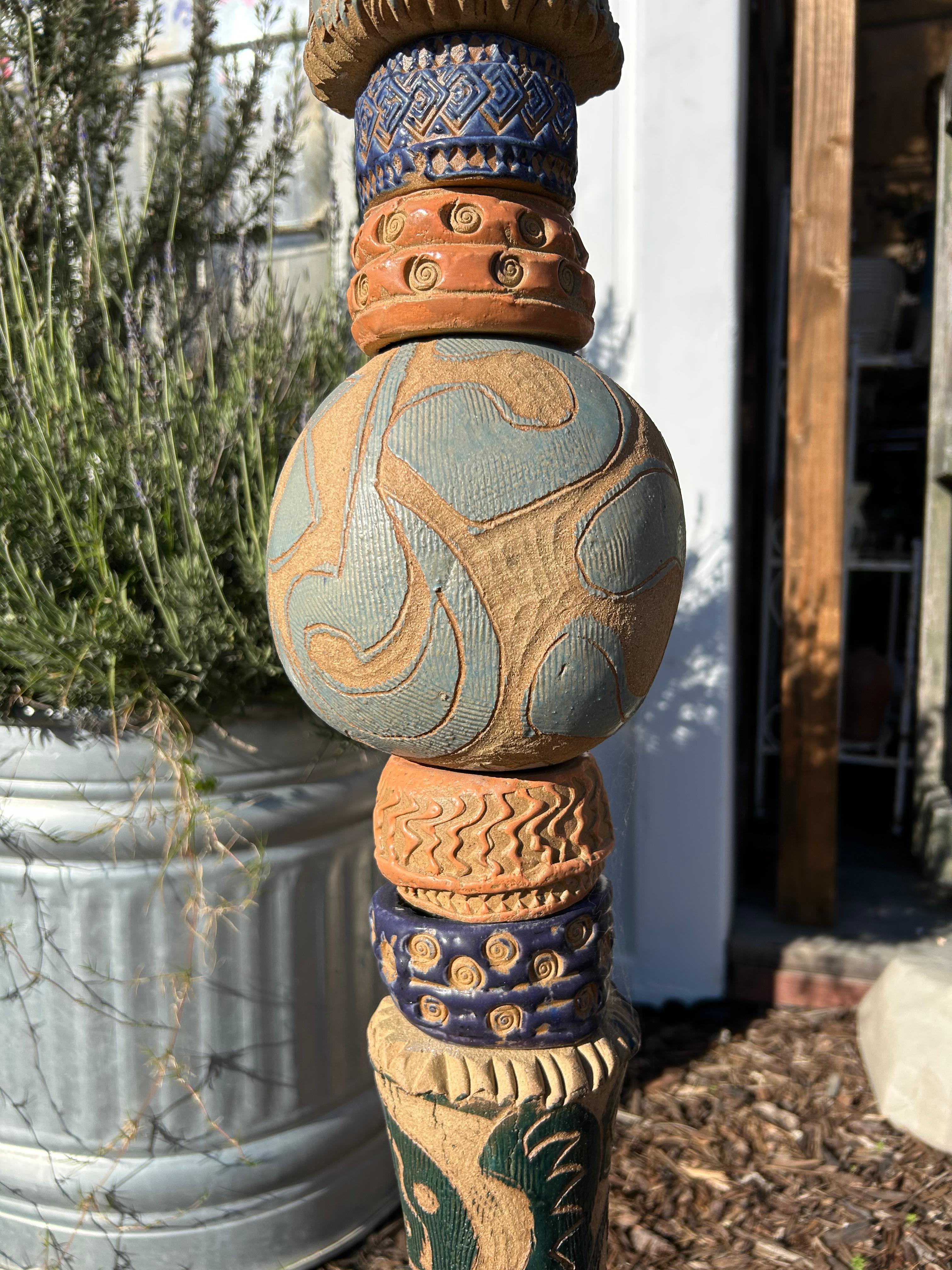 Top totem a forma di rana Di Marc Zimmerman in vendita 2