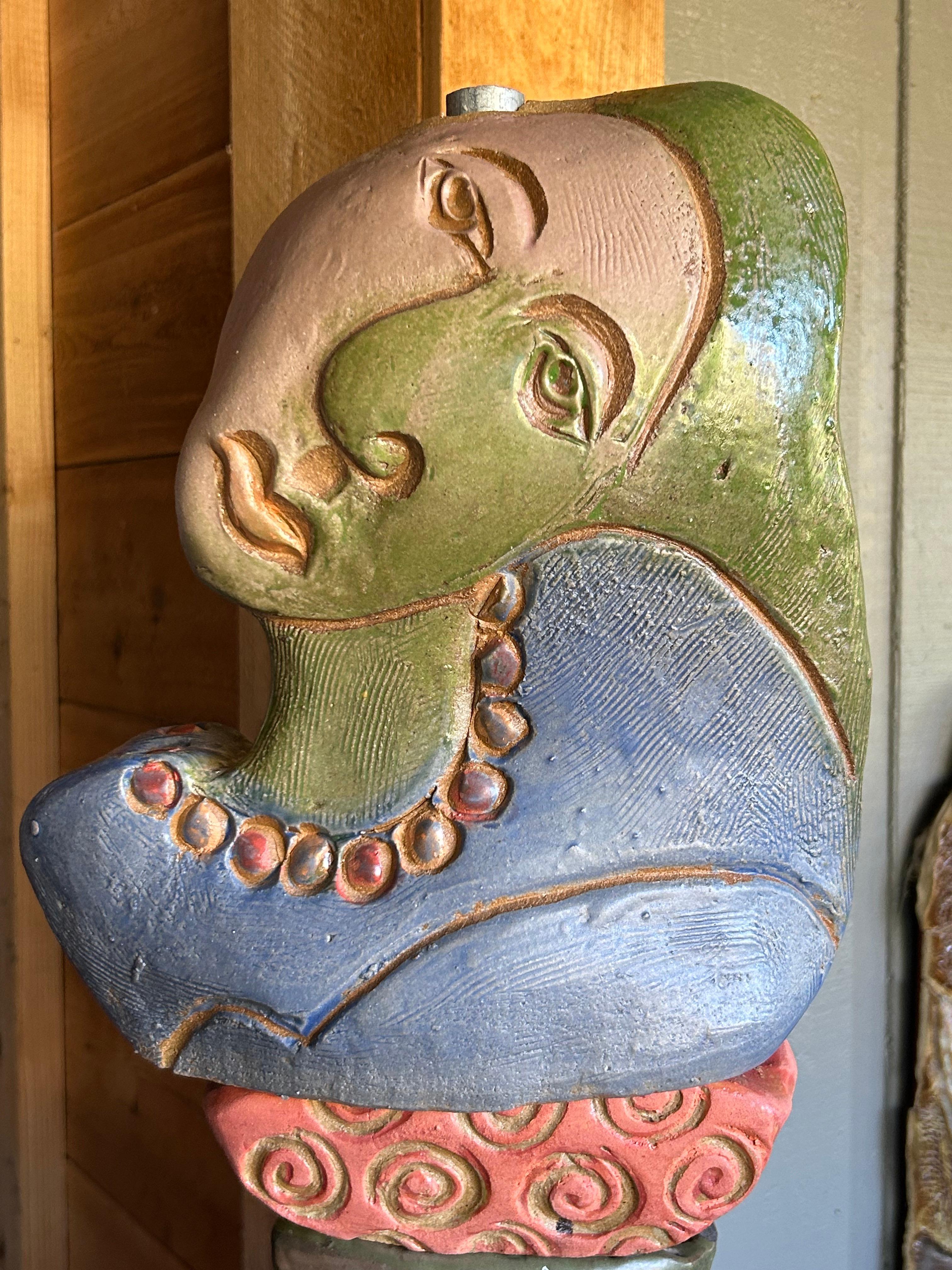 Hommage à Picasso sculpture Totem de Marc Zimmerman en vente 1