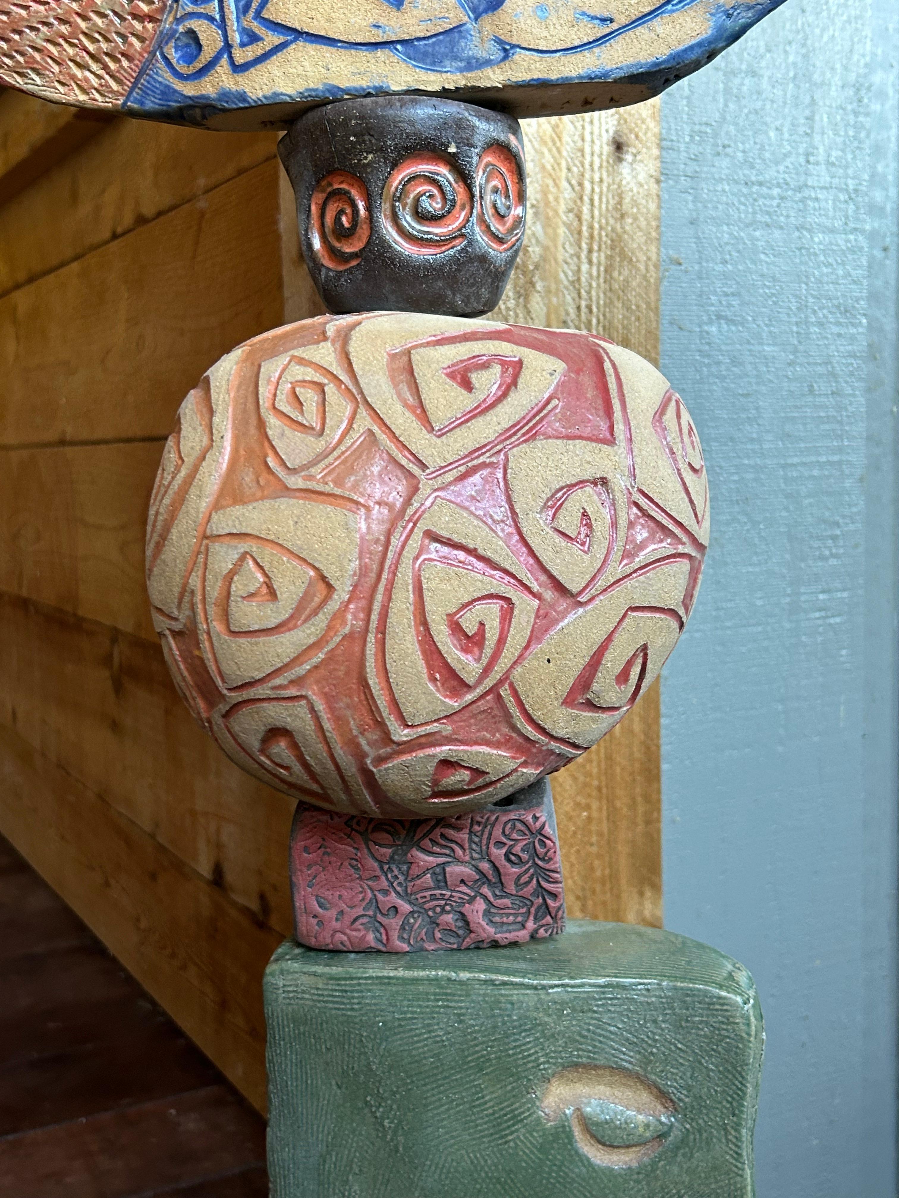 Hommage à Picasso sculpture Totem de Marc Zimmerman en vente 5