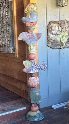 Hommage à Picasso sculpture Totem de Marc Zimmerman