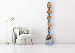 Large Totem - Clay Sculpture by Marc Zimmerman