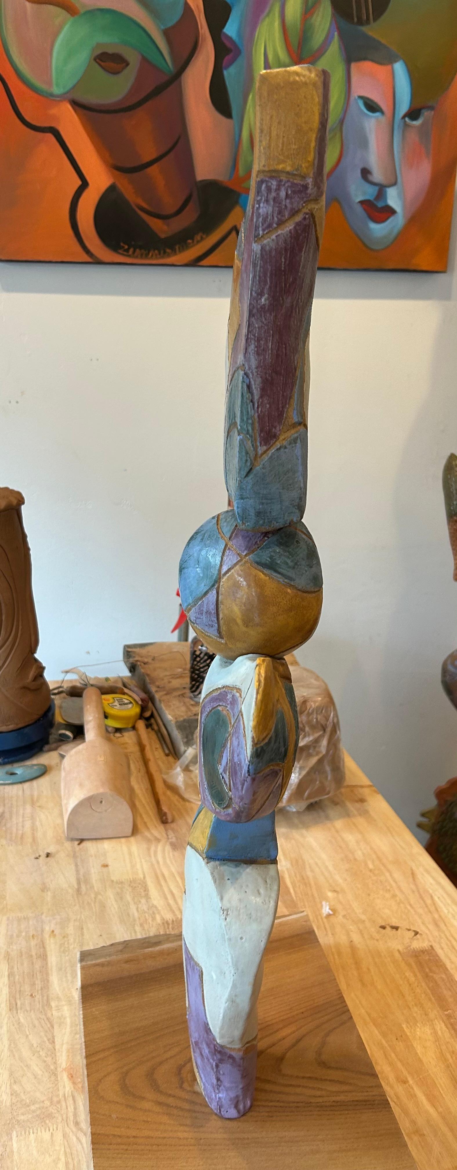 Modern Totem  - Sculpture by Marc Zimmerman