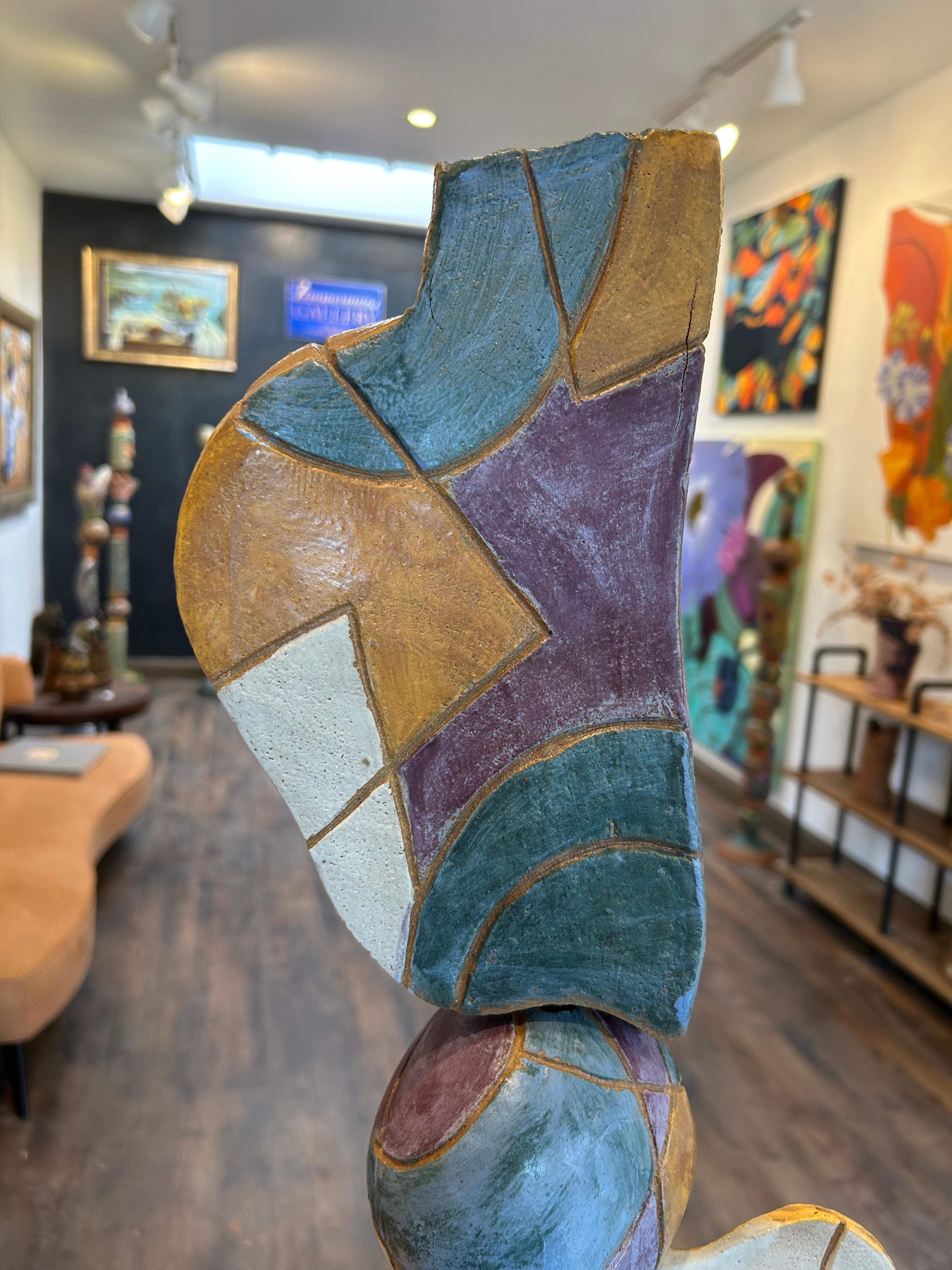 Modern Totem  - American Modern Sculpture by Marc Zimmerman