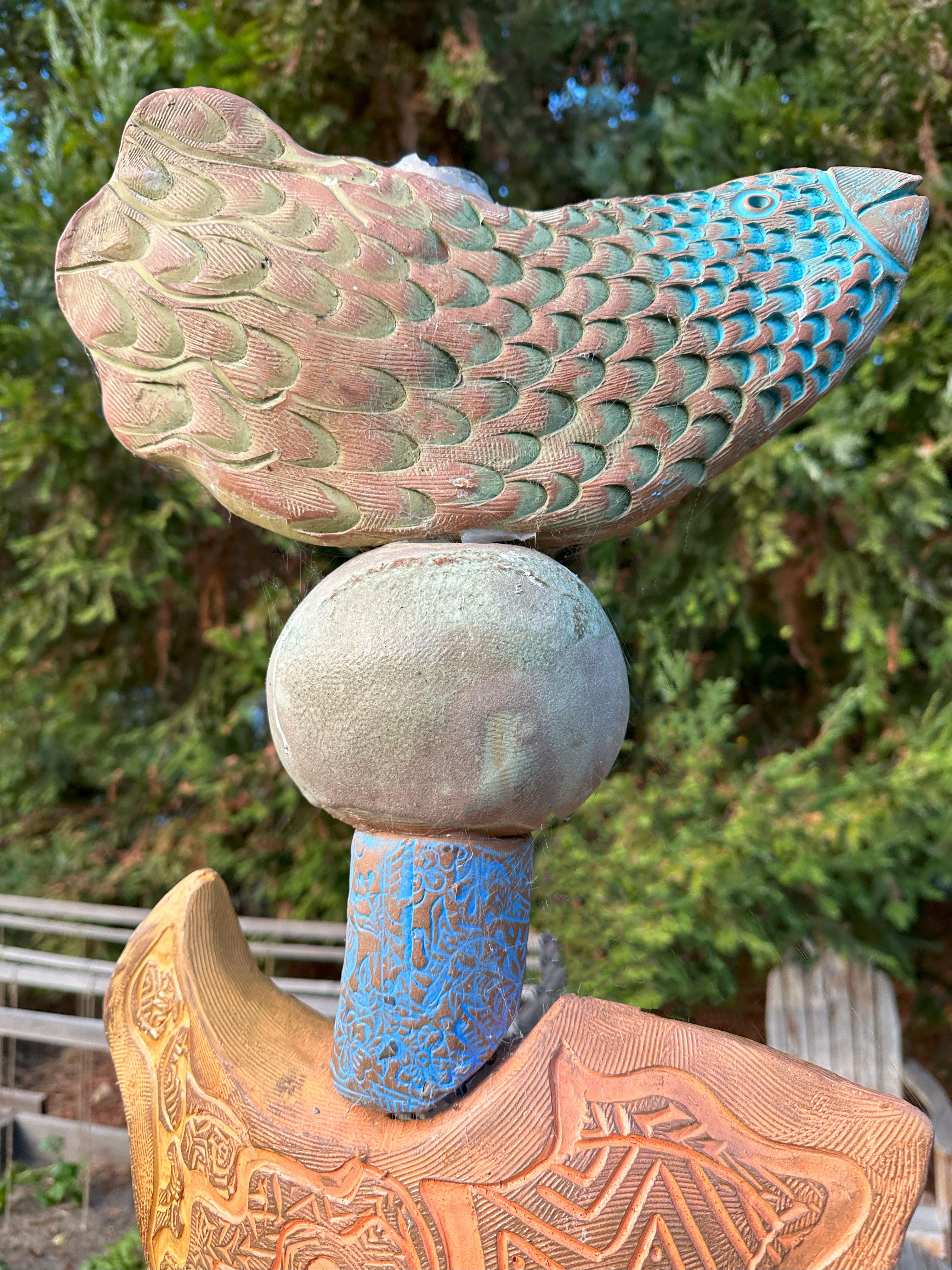 Totem - Ceramic Sculpture - Marc Zimmerman For Sale 3
