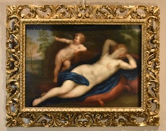 Venus Cupid Franceschini Paint 17/18th Century Oil on canvas Old master Italy