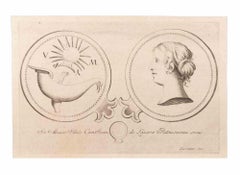Dekoration – Radierung von Marcantonio Iacomino – 18. Jahrhundert
