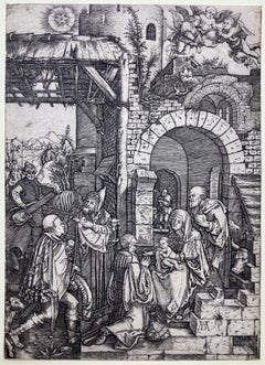 ADORATION OF THE MAGI  (AFTER DURER)   (See original Durer also posted -1stdibs)