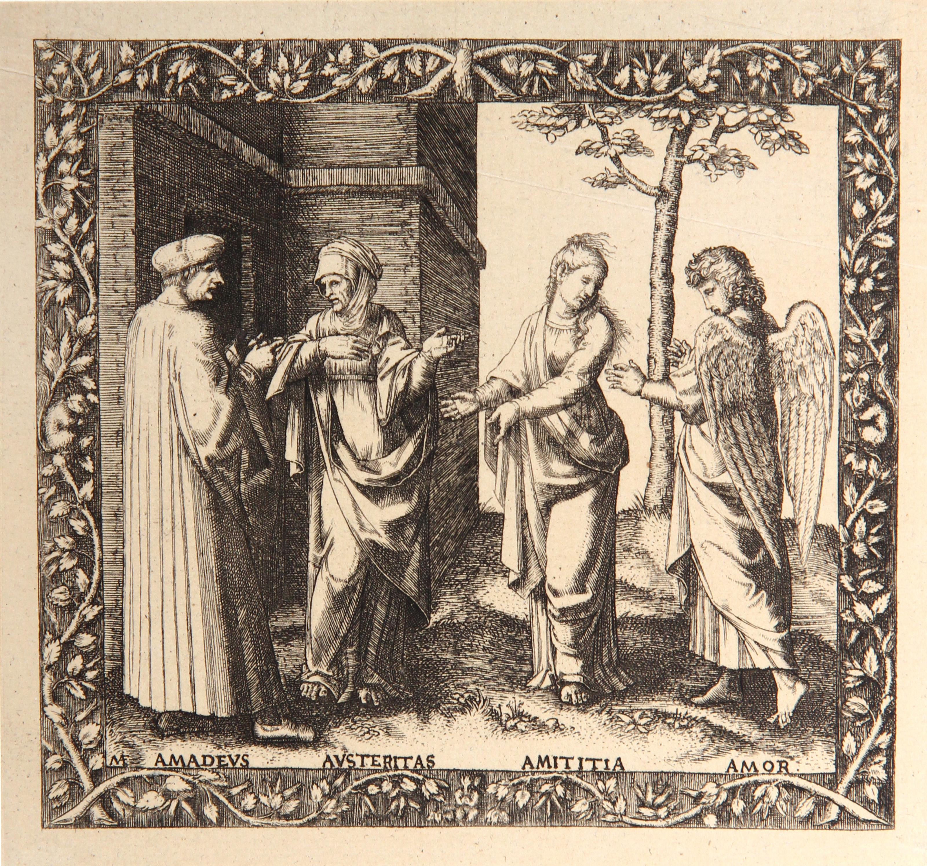 Amadee, Heliogravure by Marcantonio Raimondi