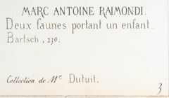 Deux faunes portant un enfant, Heliogravure by Marcantonio Raimondi