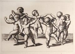 La danse d'amours, Heliogravure by Marcantonio Raimondi