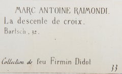 La descente de croix, Heliogravur von Marcantonio Raimondi