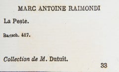 La Peste, Heliogravure by Marcantonio Raimondi