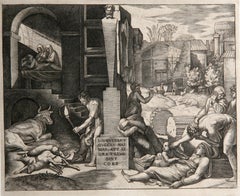 La Peste, Heliogravure by Marcantonio Raimondi