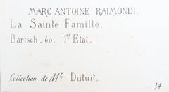 La Sainte Famille, Heliogravur von Marcantonio Raimondi