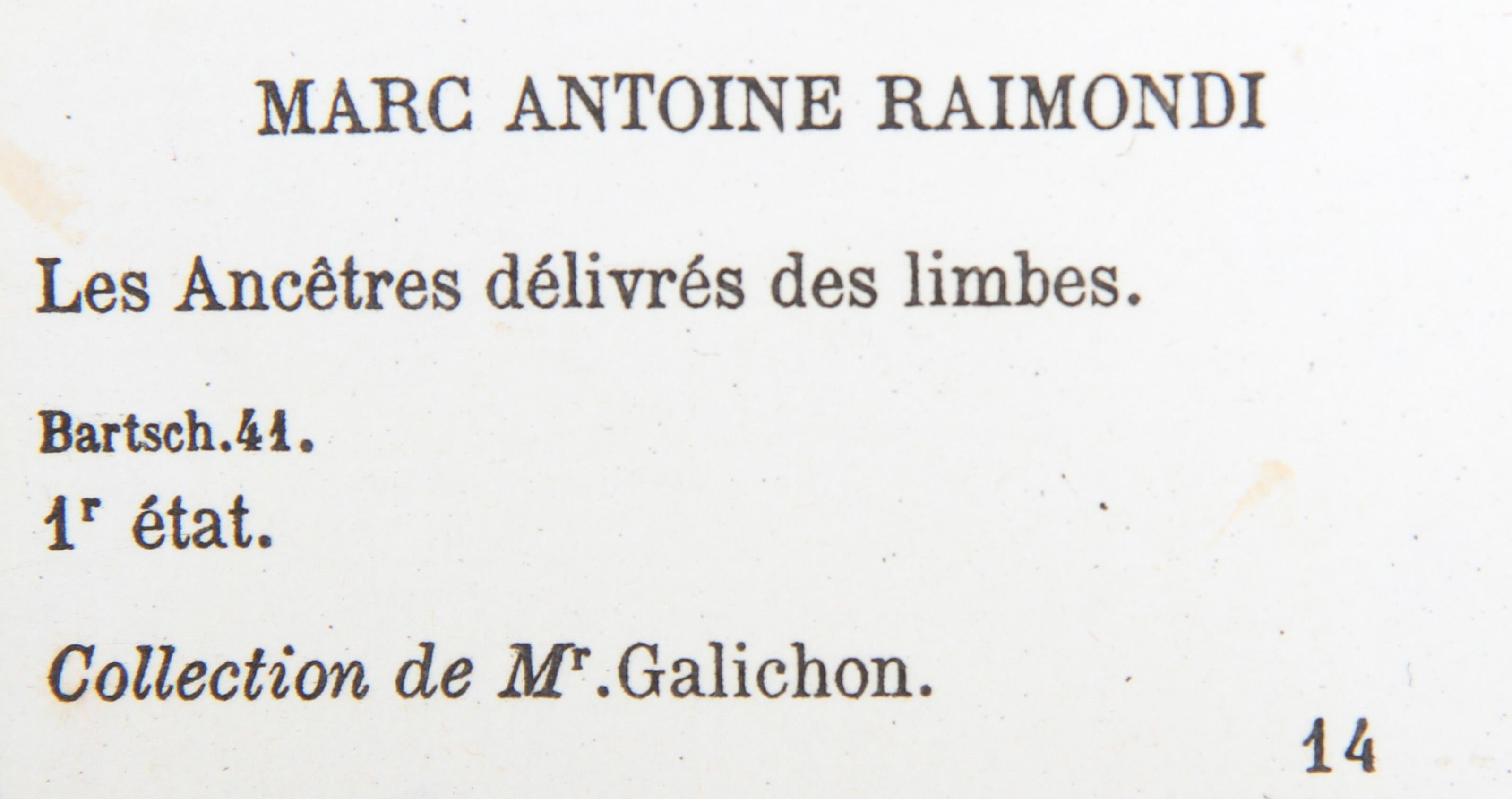 Les Ancetres des limbes, Heliogravure de Marcantonio Raimondi en vente 1