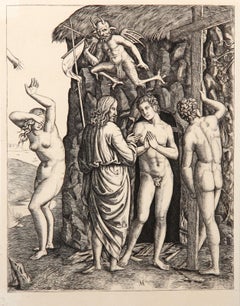 Les Ancetres delivres des limbes, Heliogravure by Marcantonio Raimondi