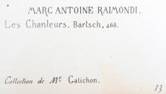 Les Chanteurs, Heliogravure by Marcantonio Raimondi