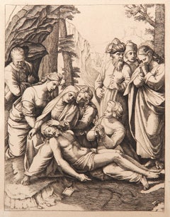 Les Maries pleurant le corps mort de Jesus Christ, Heliogravure