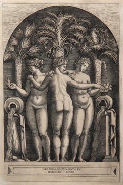 Les trois Grâces de Marcantonio Raimondi