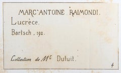 Lucrece, Heliogravure by Marcantonio Raimondi