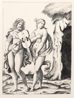 Orphee et Eurydice, Eliografo di Marcantonio Raimondi