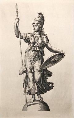 Pallas, Heliogravure by Marcantonio Raimondi