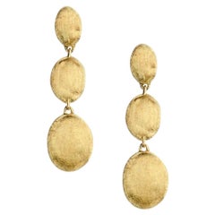 Marcco Bicego Siviglia Yellow Gold Triple Drop Earrings OB1234