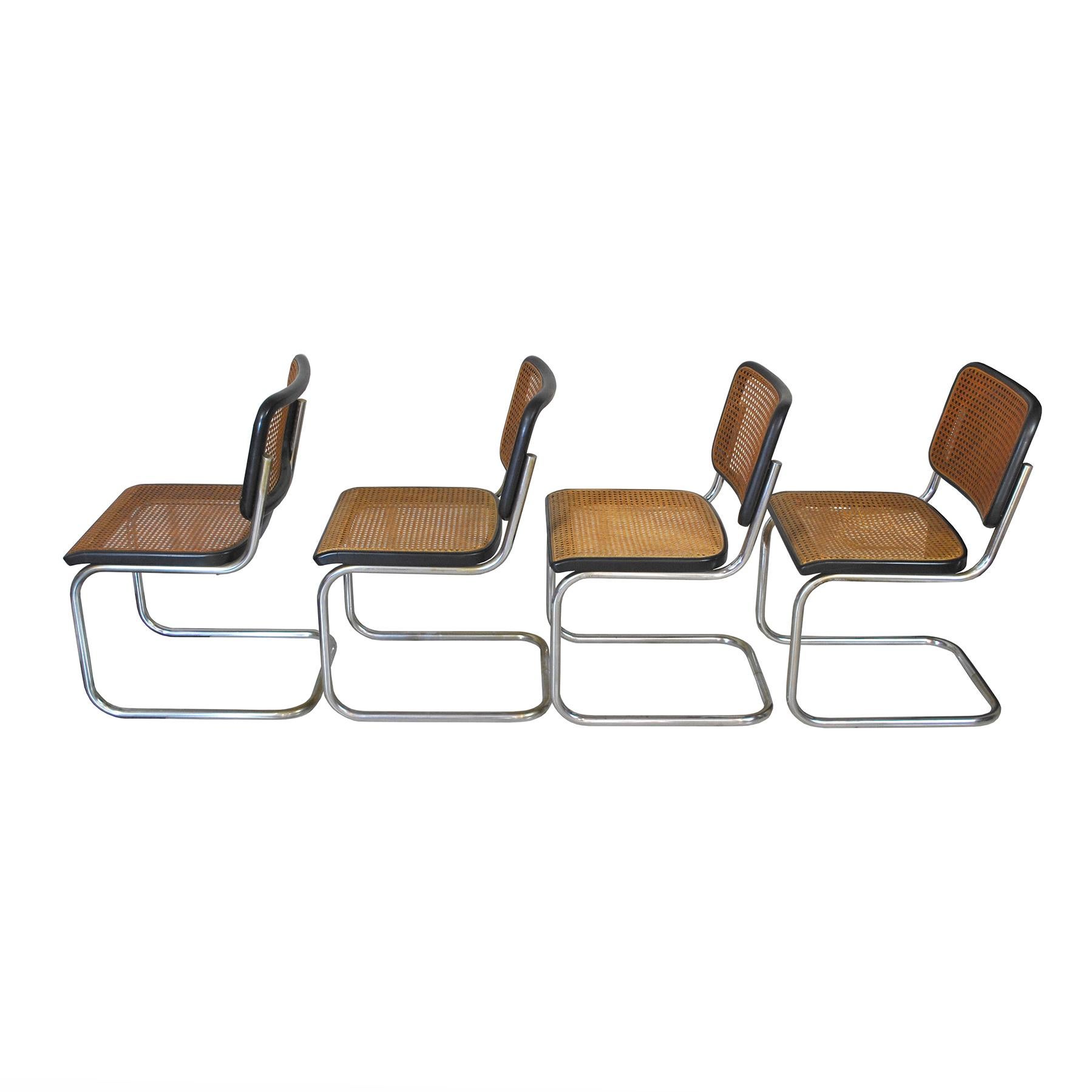 Mid-Century Modern Marce Breur Midcentury Chairs Model Cesca by Thonet, 1970s