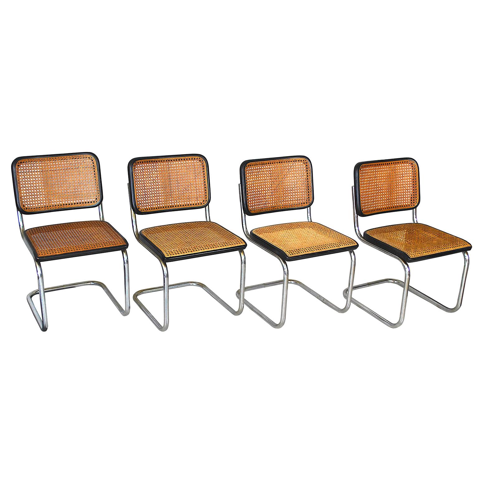 Marce Breur Midcentury Chairs Model Cesca by Thonet, 1970s