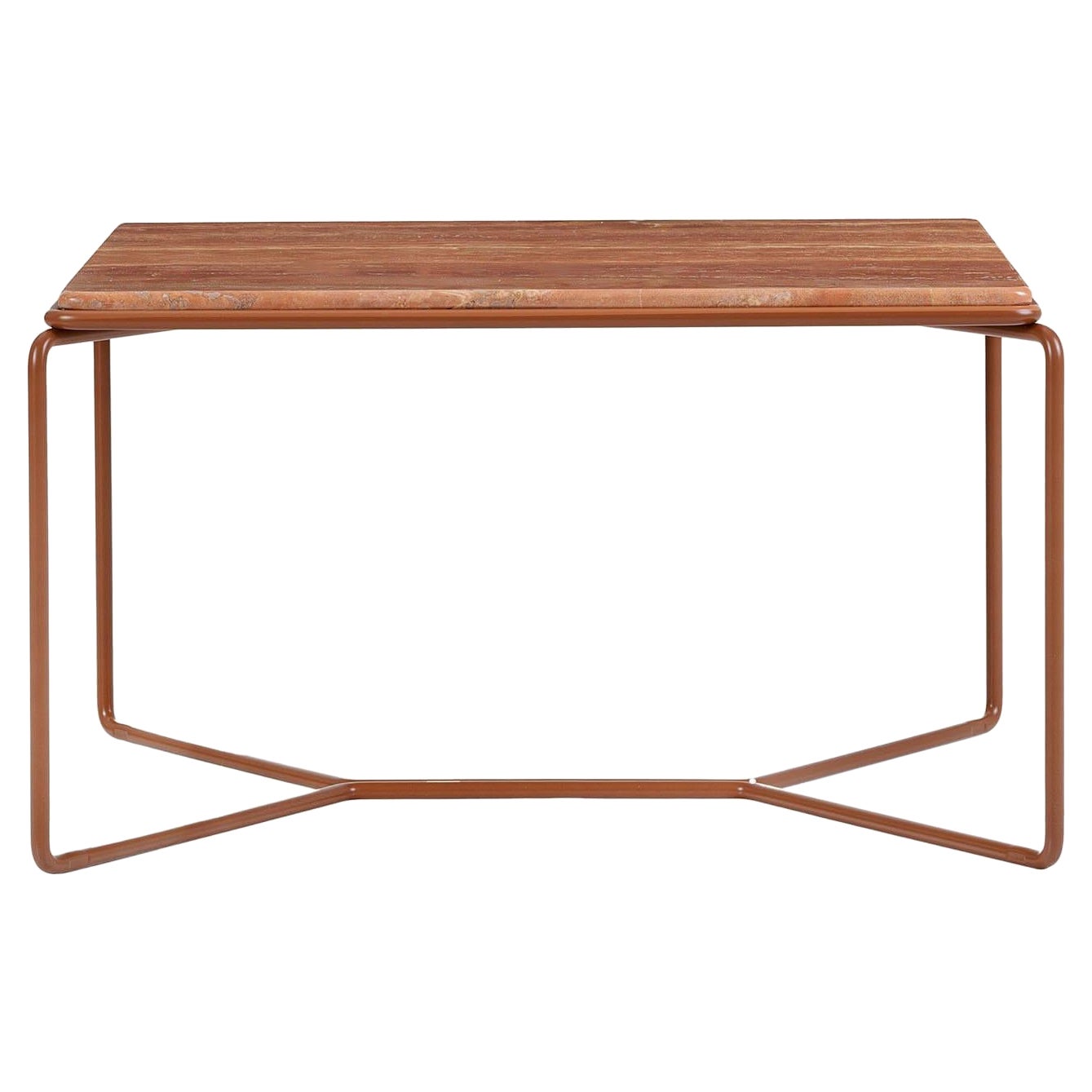Marcel 473 Red Marble Coffee Table by Kazuhide Takahama For Sale