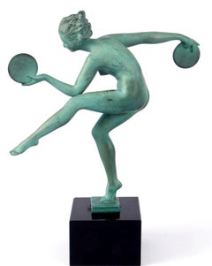 Marcel André BOURAINE (1886-1948)  Art Deco Disco Dancer
