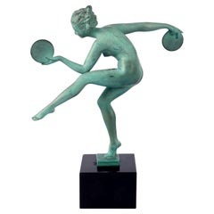 Marcel André BOURAINE (1886-1948)  Art Deco Disco Dancer