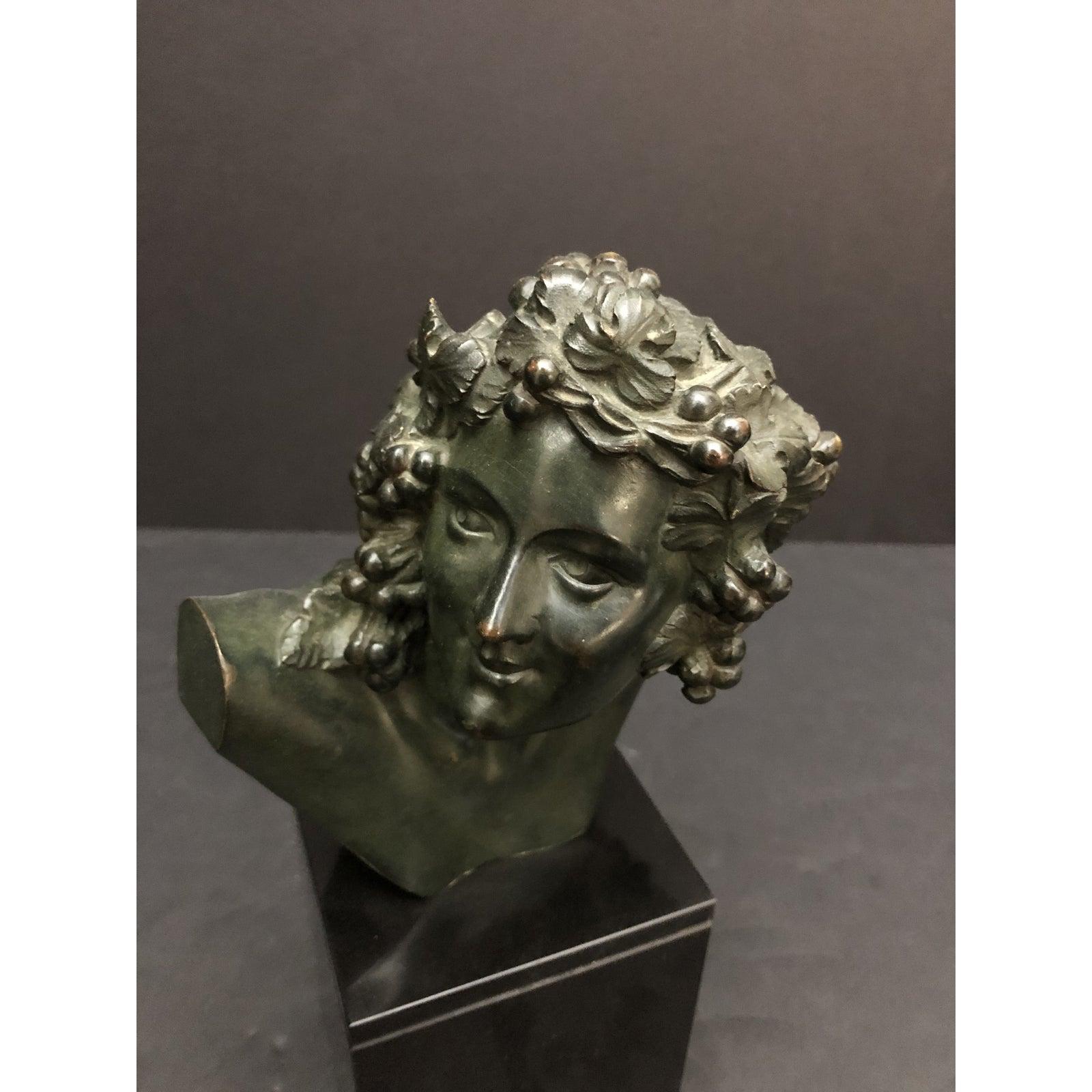 Art déco Marcel-André Bouraine Buste en bronze Sculpture en vente