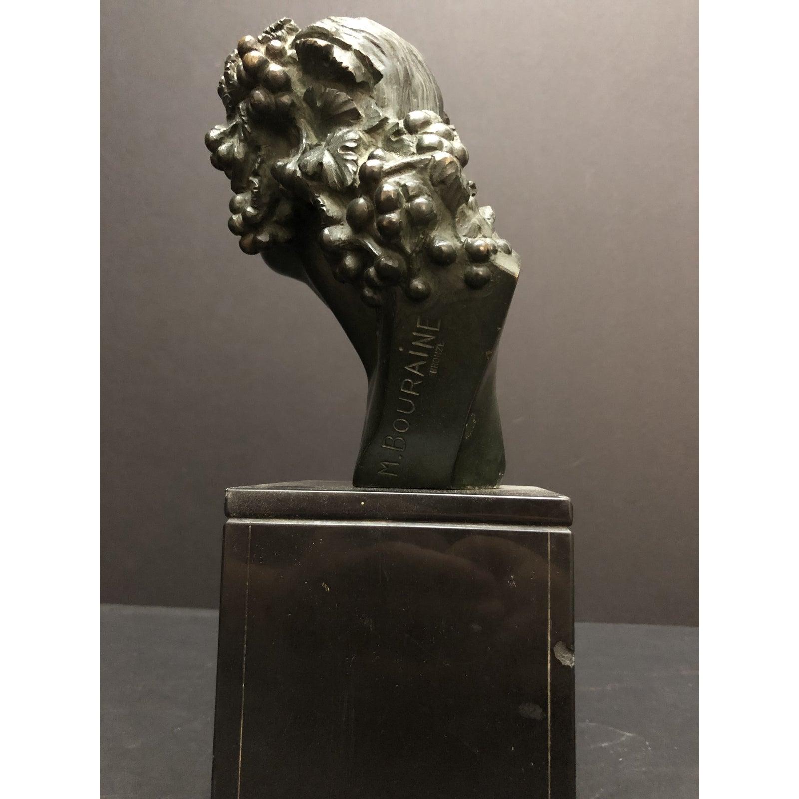 Marcel-André Bouraine Bronzebüste Skulptur im Angebot 1