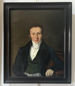 Marcel Antoine Verdier (1817-1856) Porträt eines jungen Mannes, 1835, Öl auf Leinwand