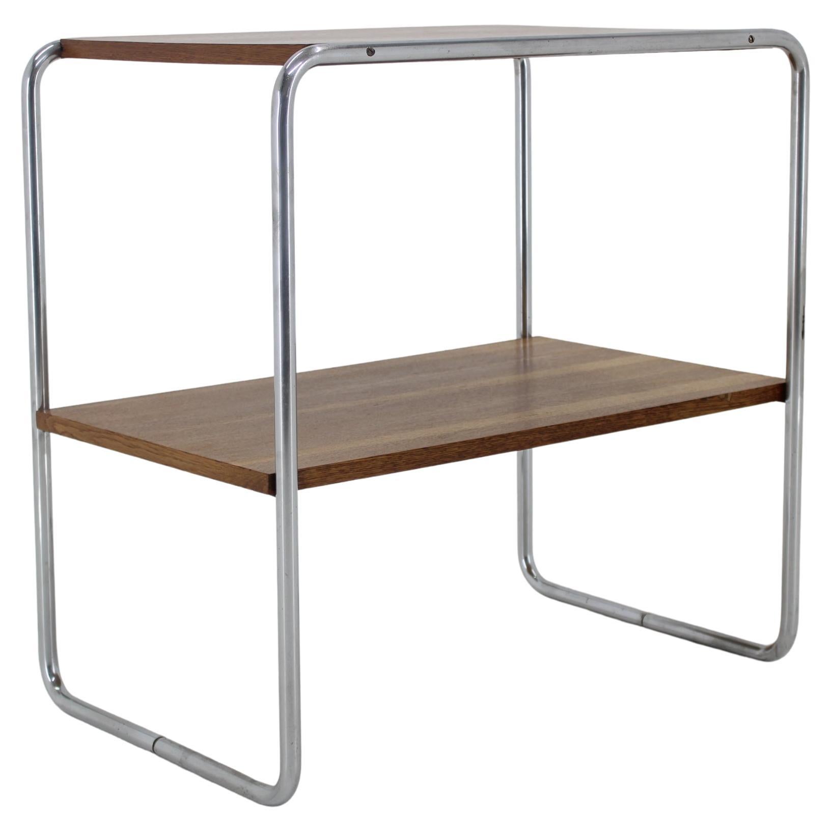 Marcel Bauer draft table, min 20th century, made in Germany
Made of chrome and wood.
Repolished, cleaned, revived, shows signs of use and age.
