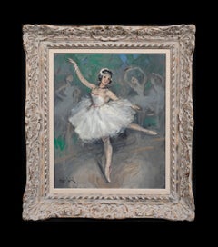 Portrait d'une ballerine, début du 20e siècle par Marcel BLOCH (1882-1966)