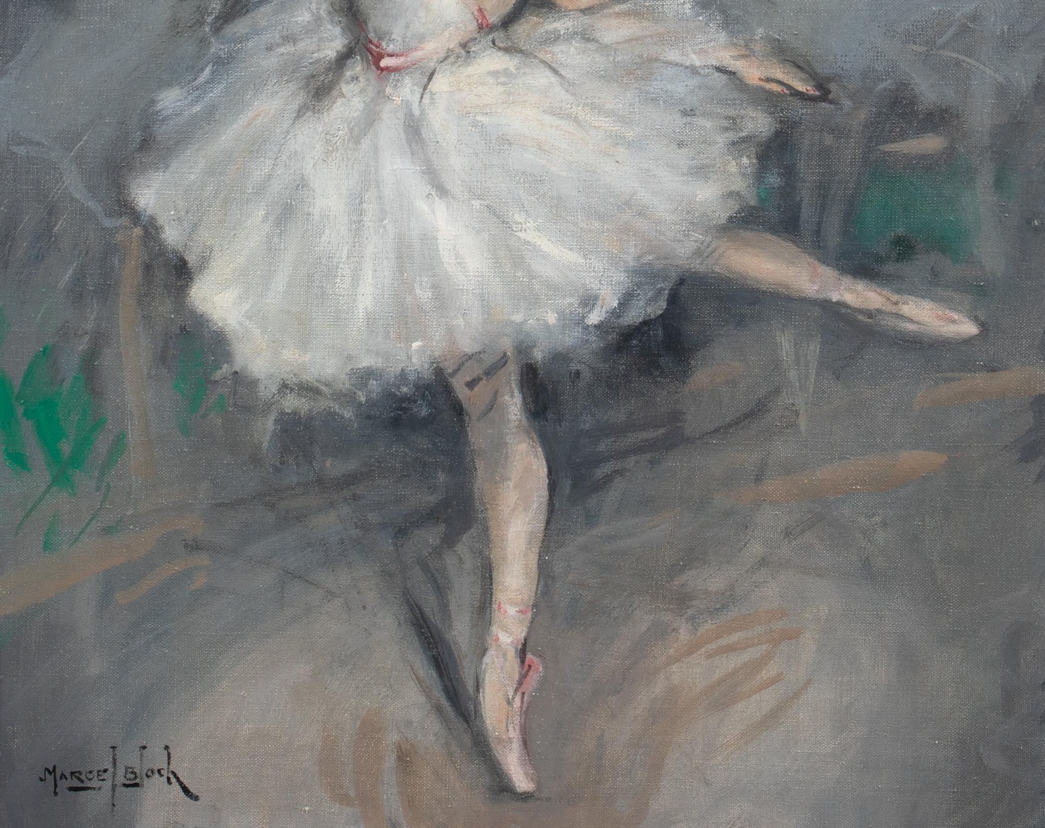 Portrait Of A Ballerina, early 20th Century  by Marcel BLOCH (1882-1966) For Sale 5