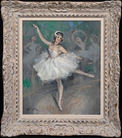 Portrait d'une ballerine, début du 20e siècle par Marcel BLOCH (1882-1966)