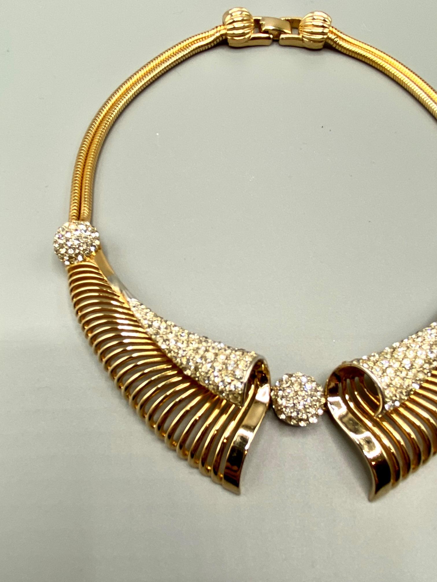 Marcel Boucher 1950s Scroll Collar Necklace 3
