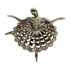 Marcel Boucher Art Deco Ballerina Brooch