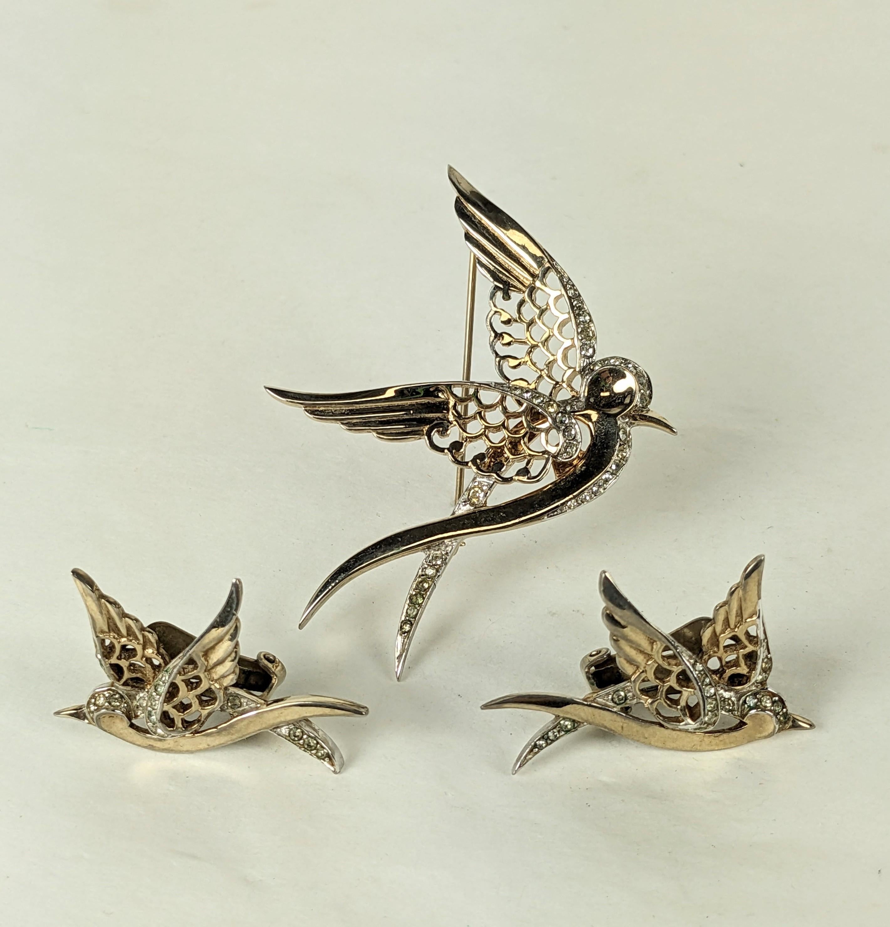 Marcel Boucher Art Deco Doves Suite In Good Condition For Sale In New York, NY