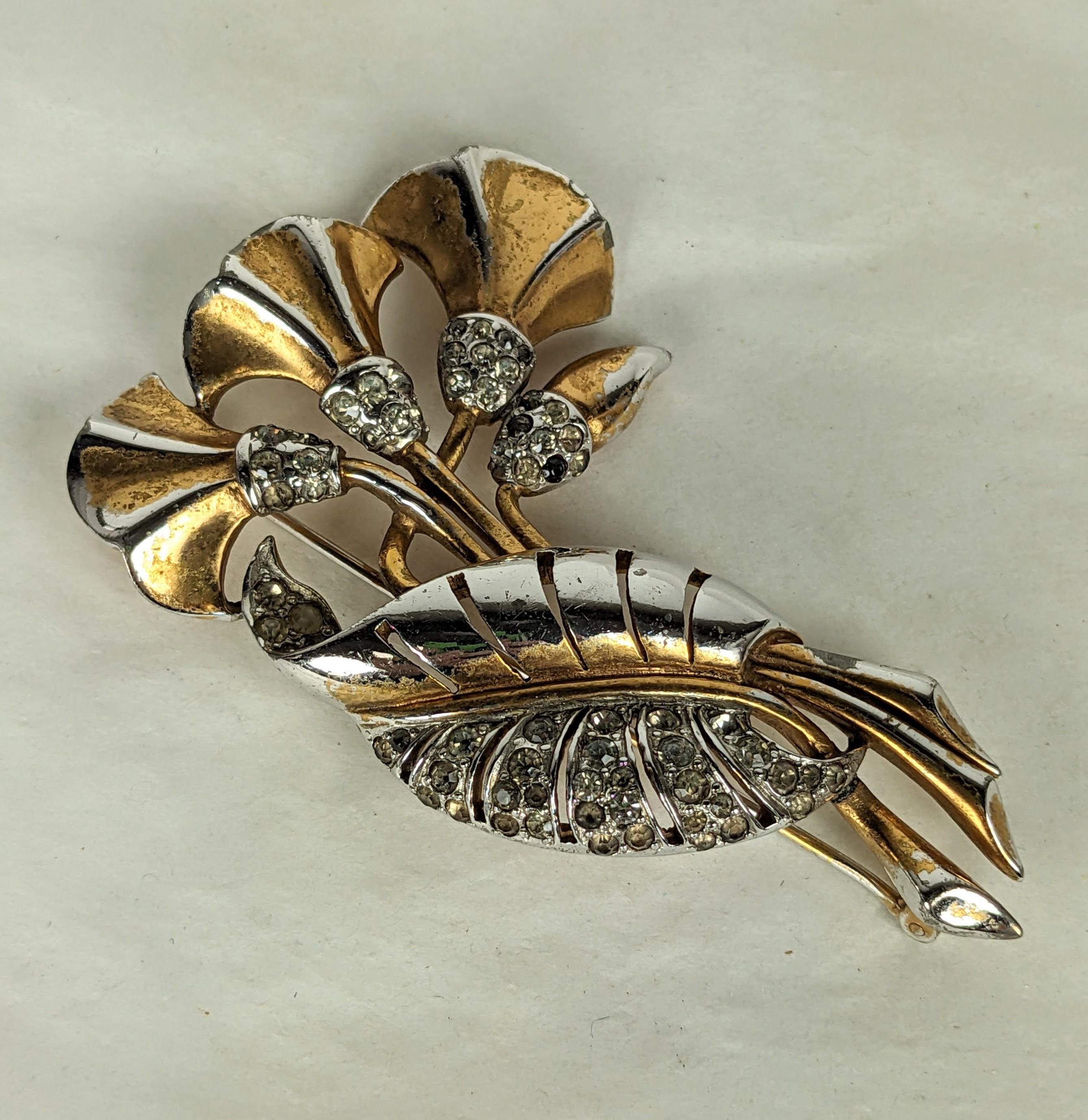 Art Deco Marcel Boucher Early Lily Brooch For Sale