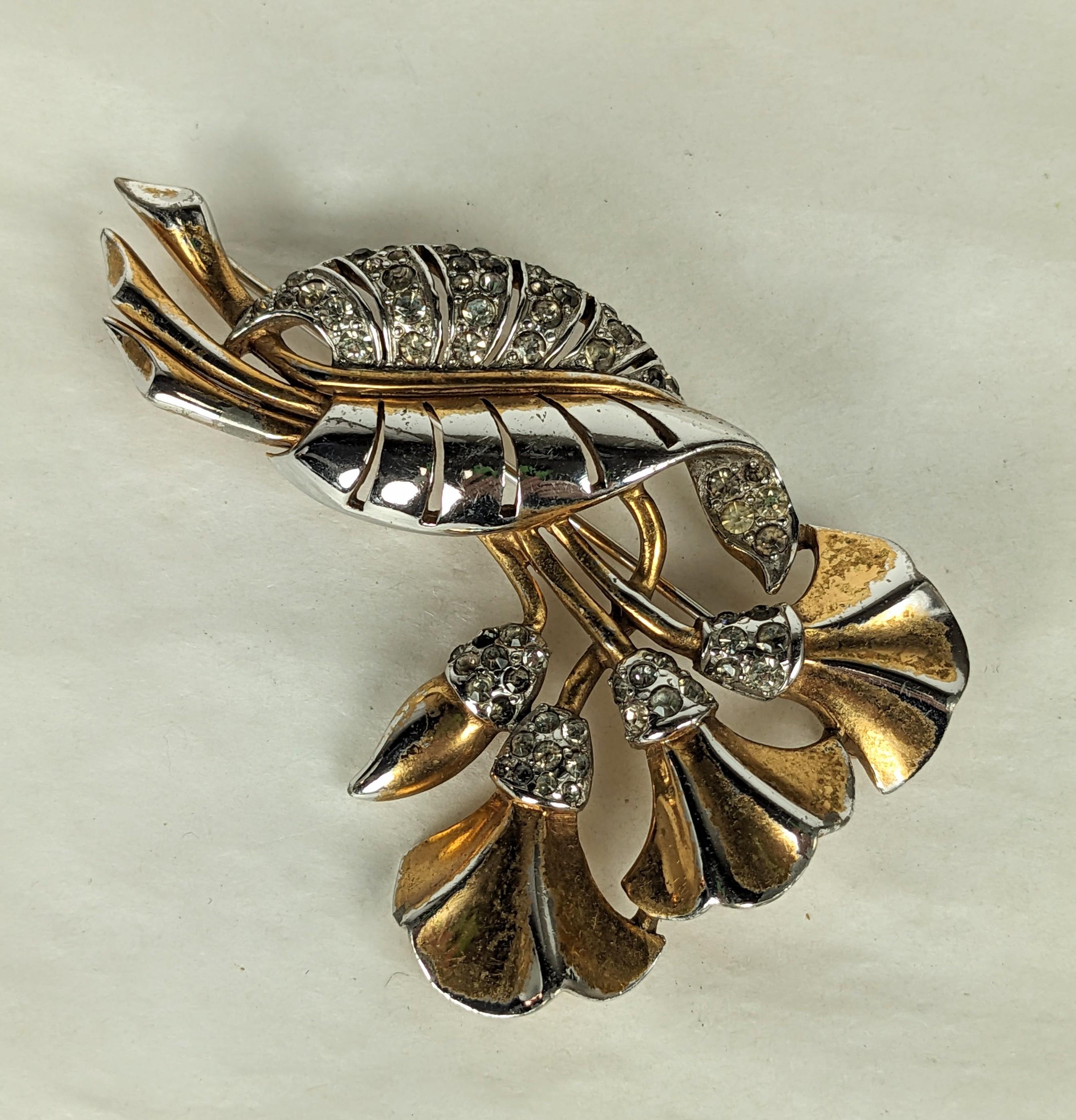 Art Deco Marcel Boucher Early Lily Brooch For Sale