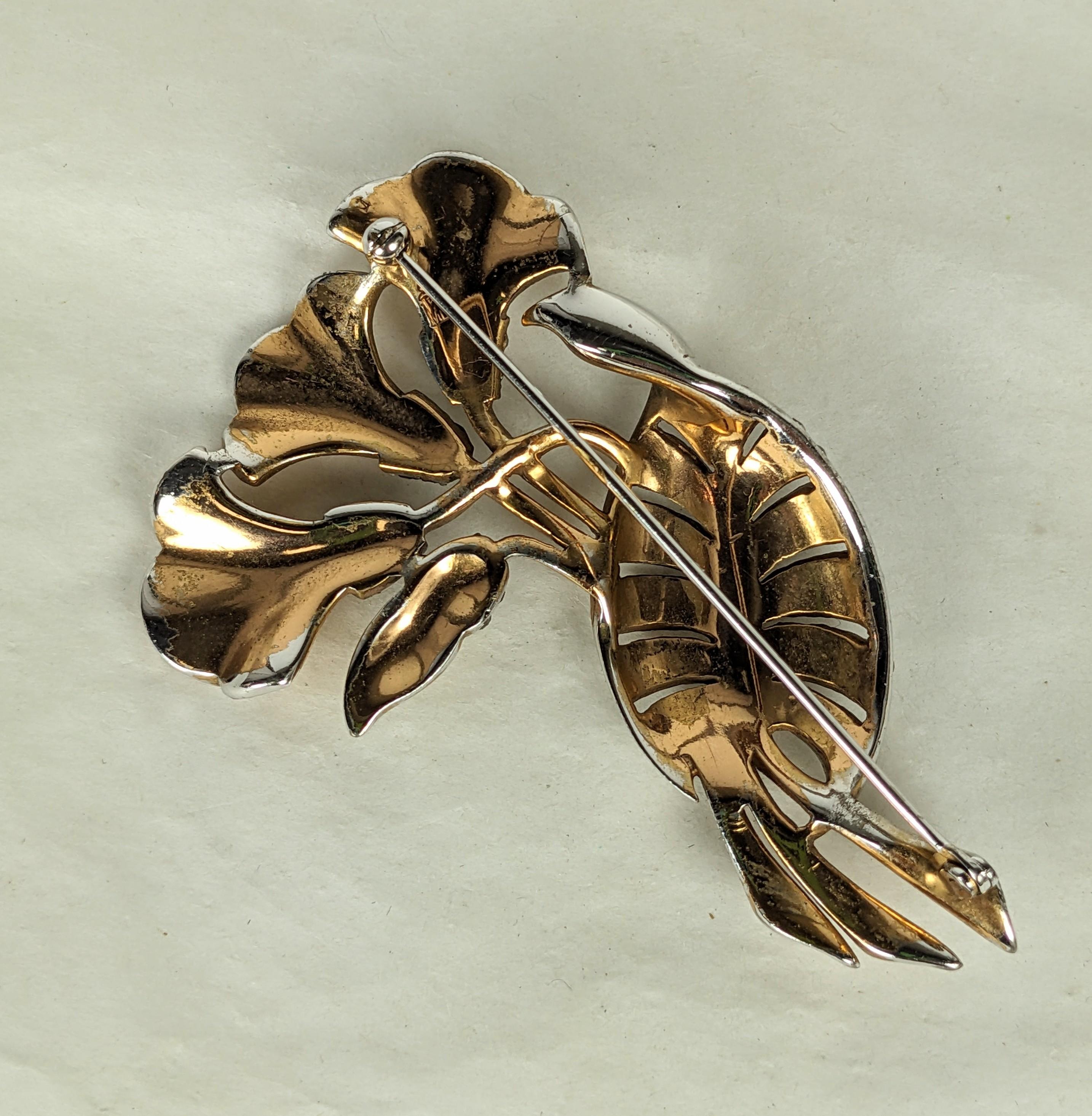 Marcel Boucher Early Lily Brooch In Good Condition For Sale In New York, NY