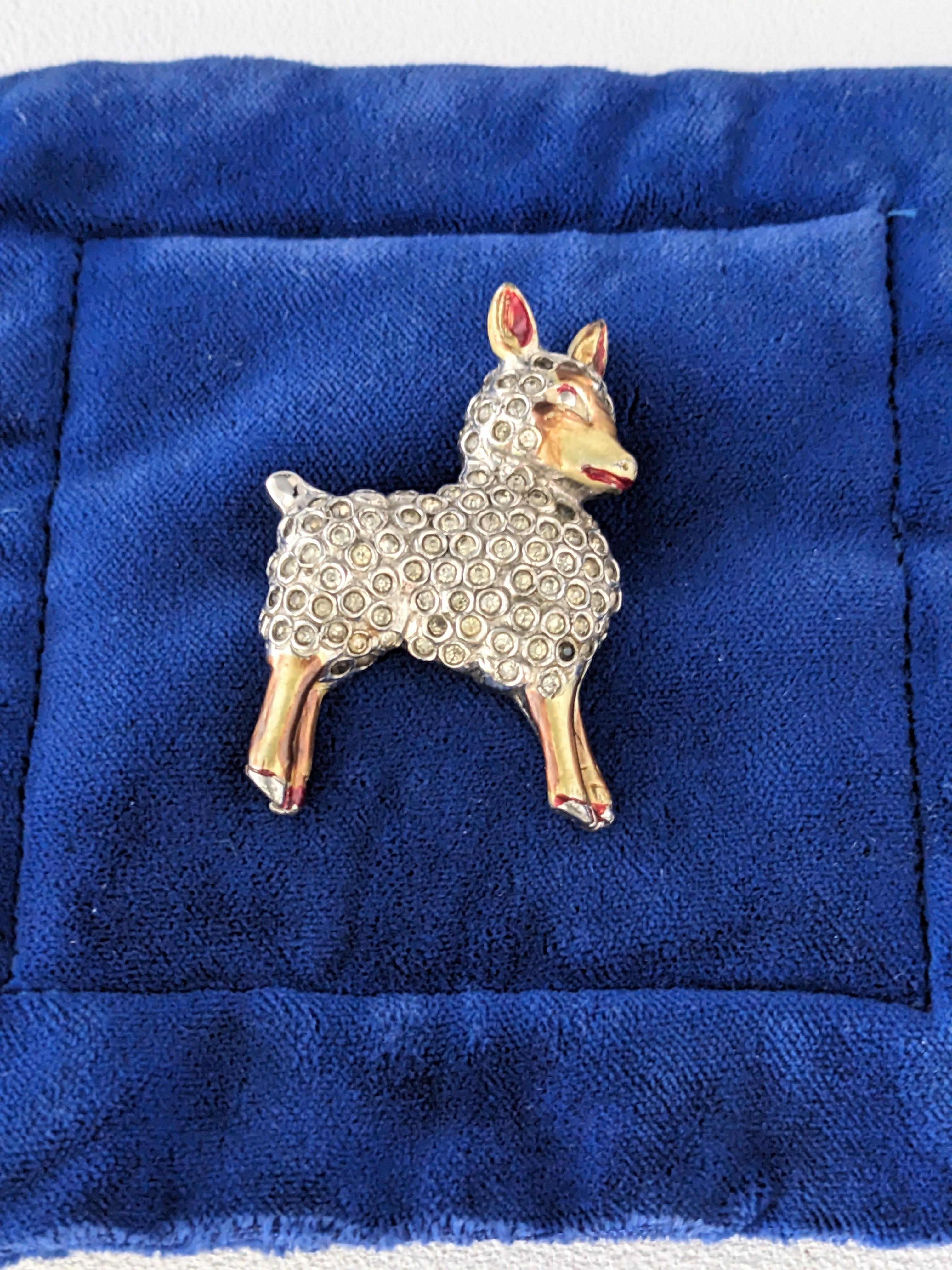 da uomo o donna Marcel Boucher Agnello con smalto e pavé in vendita